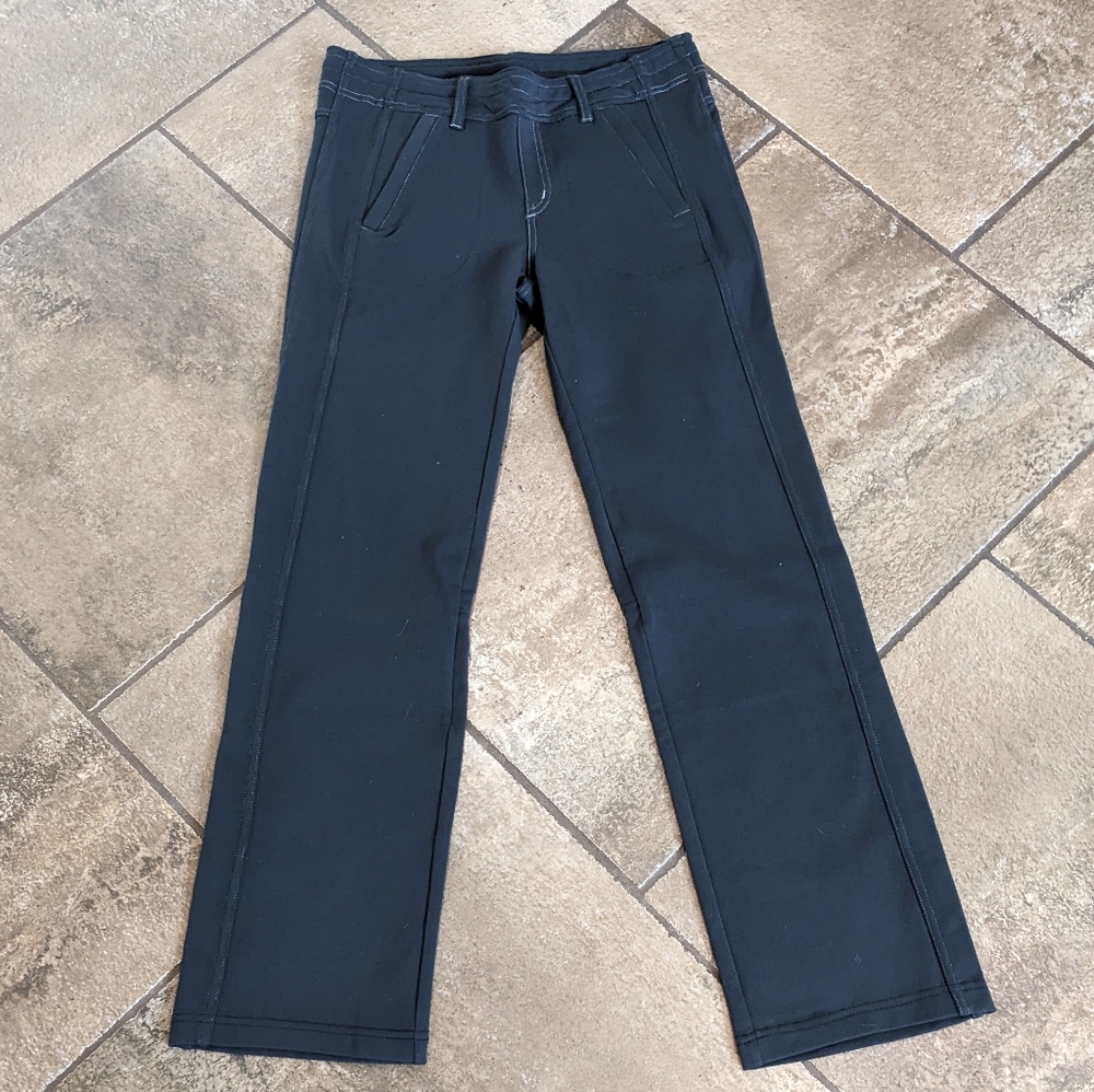 Kuhl In the Mountains Outdoor Hiking Supplex Nylon Pants Size 6 Black